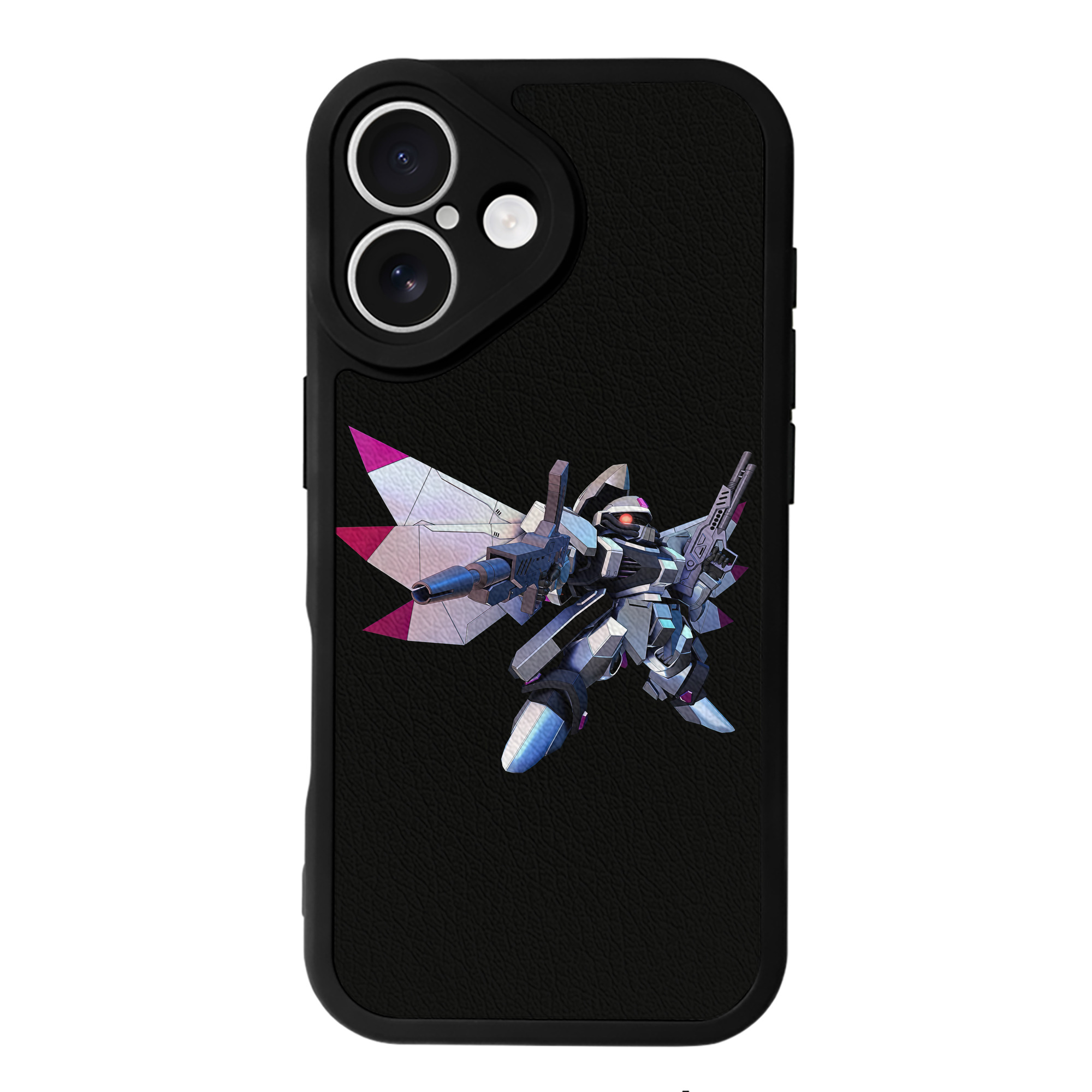 （画像用） 機動戦士ガンダム Mobile Suit Gundam 【iPhone 16シリーズ対応】シリコンスマホケース（レザー調） 材質：シリコン